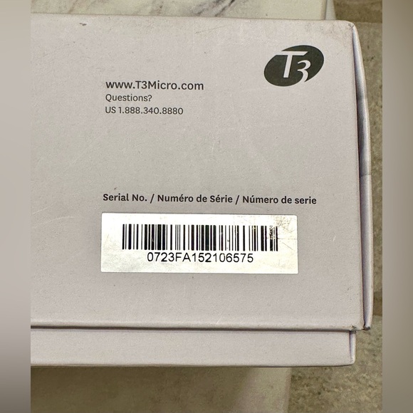 NIB - NEVER USED T3 Singlepass Curl 1” - Picture 3 of 6